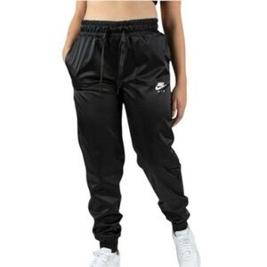Nike Air Women's Satin Black Track Pants